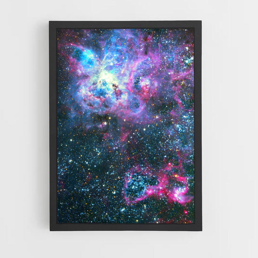 Poster Étoiles de Taranui – affiche Nébuleuses (vue 2)